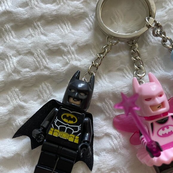 COPY - Bundle Deal! - Fairy Batman, Bunny, and Lego Batman keychains - multicol… - Picture 2 of 8